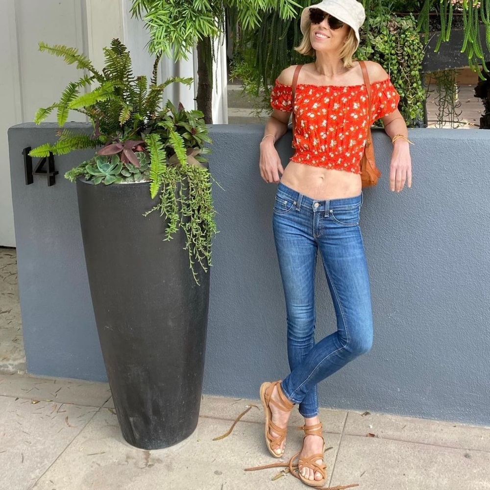 Rag & Bone Capri/Ankle Skinny Denim, Blue, 24